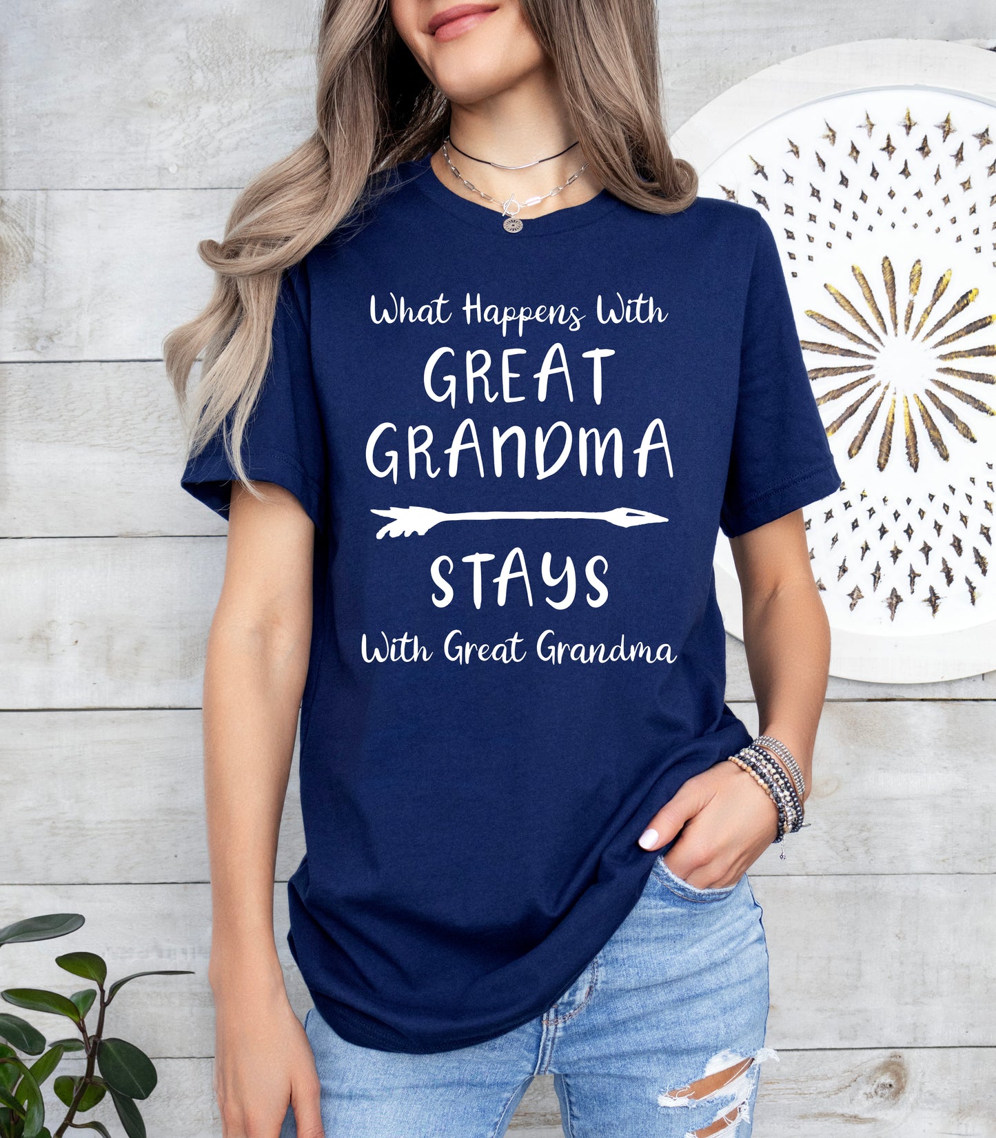 What Happens With Great Grandma Stays With Great Grandma Shirt