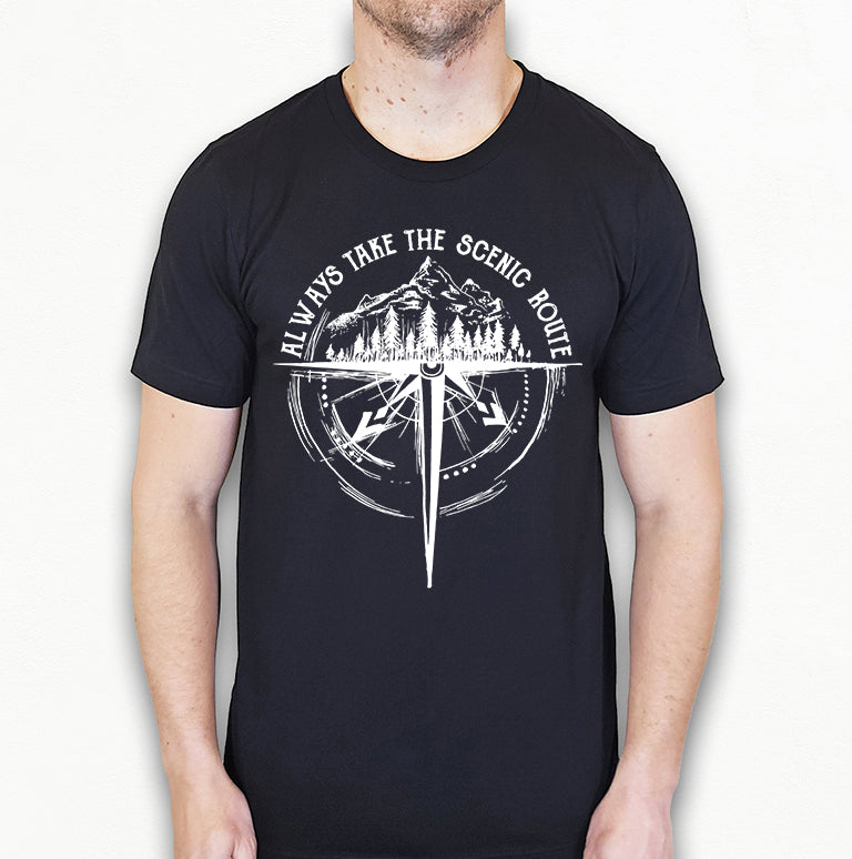 Always Take The Scenic Route Shirt | Camping Shirt