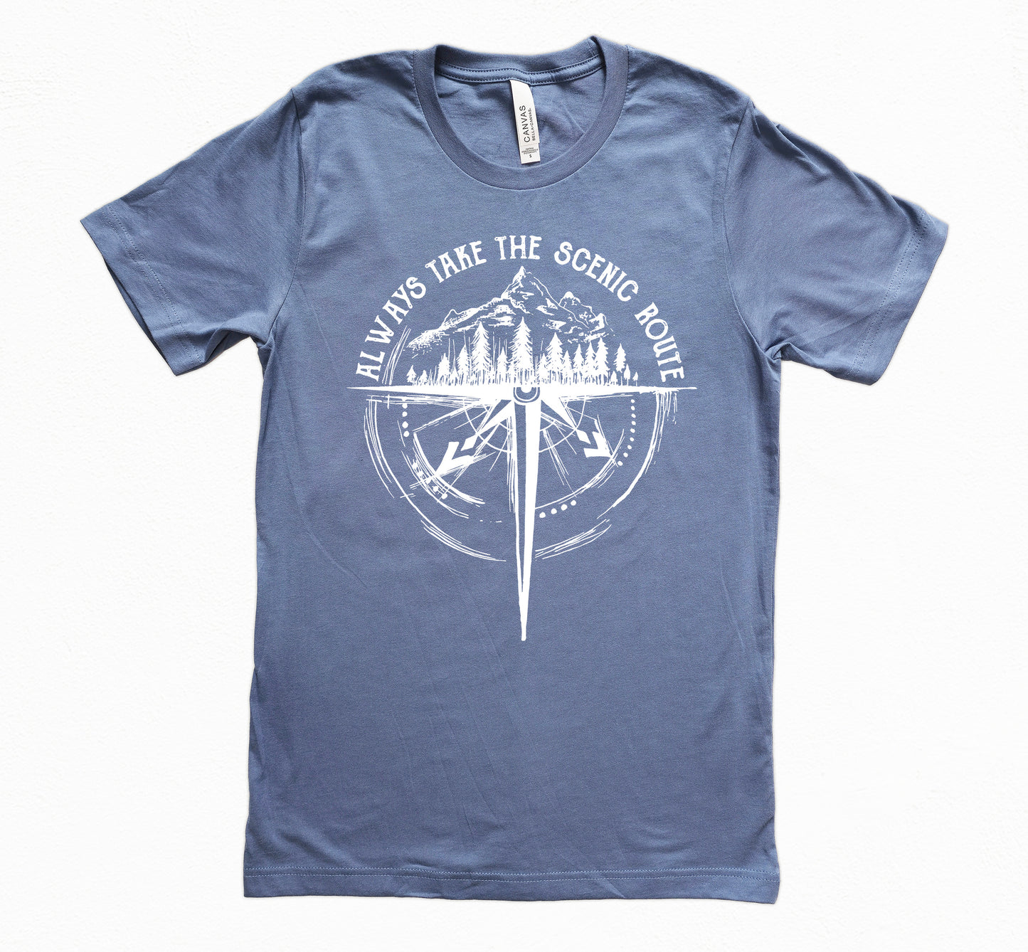 Always Take The Scenic Route Shirt | Camping Shirt