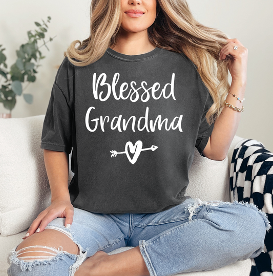 Blessed Grandma Shirt | Comfort Colors Vintage Style Grandma Shirt