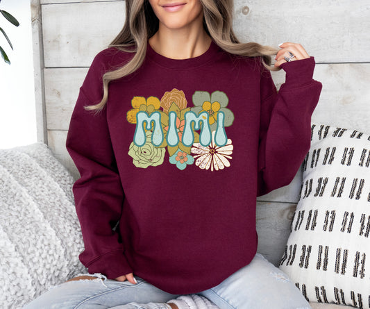 BOHO Mimi Flowers Sweatshirt | Mimi Sweatshirt