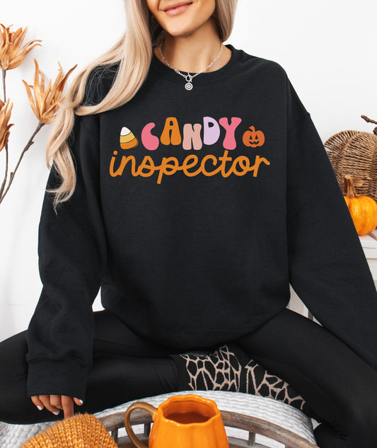 Candy Inspector Halloween Sweatshirt
