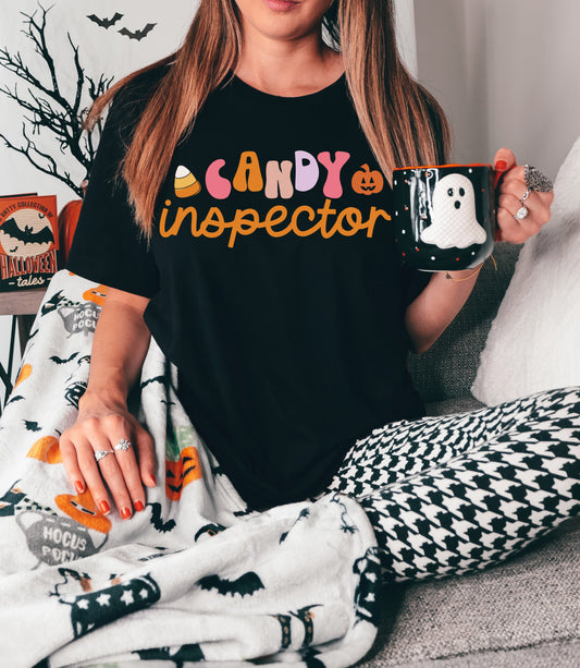 Candy Inspector Halloween Shirt