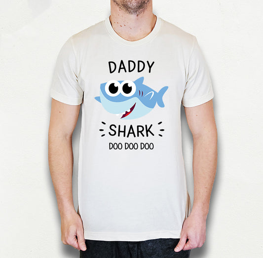 Daddy Shark Shirt| Dad Shirt | Light Garment