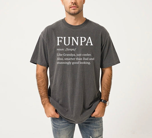 Funpa Shirt | Comfort Colors Vintage Style Grandpa Shirt