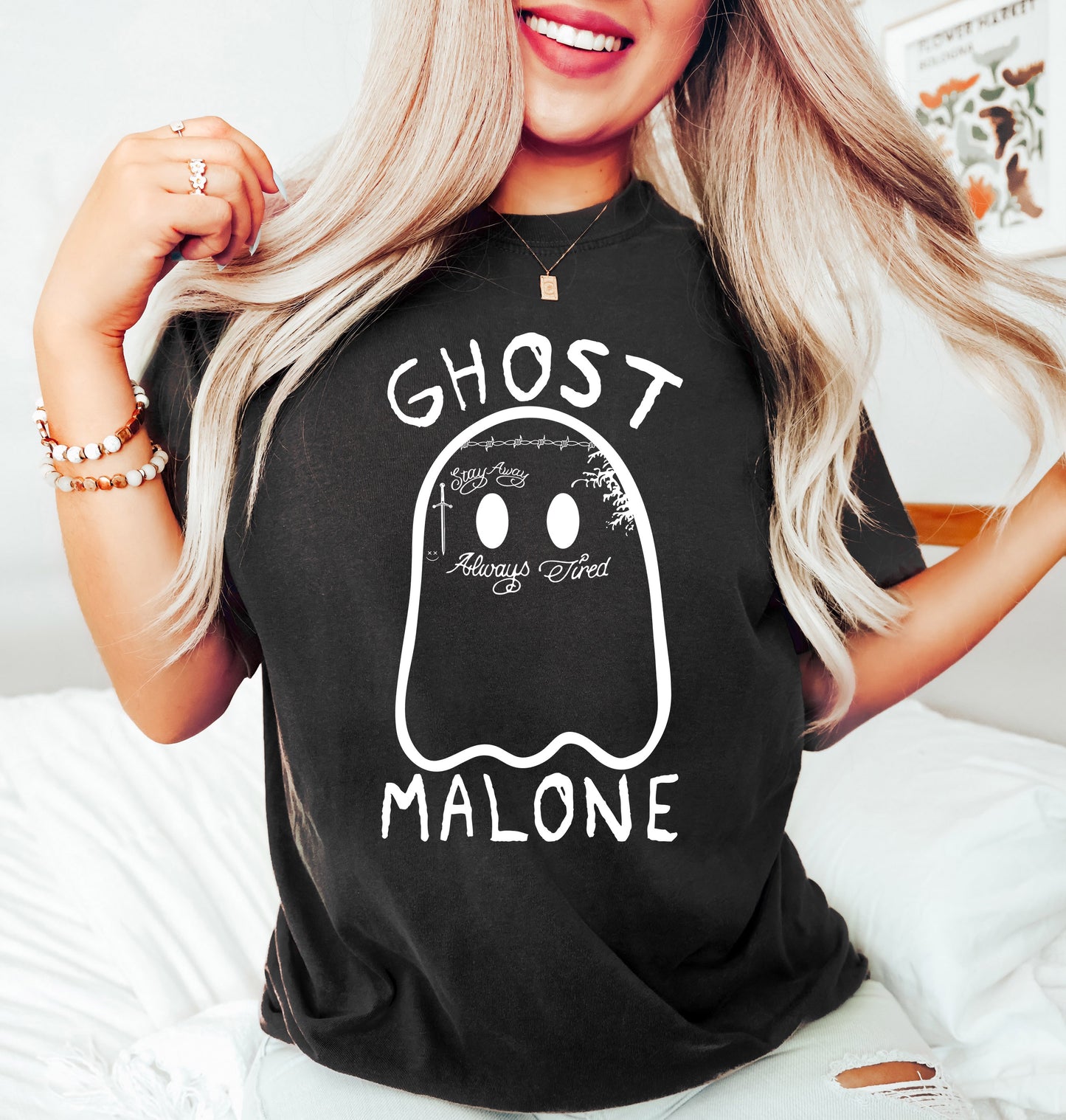 Ghost Malone Vintage Style Halloween Shirt
