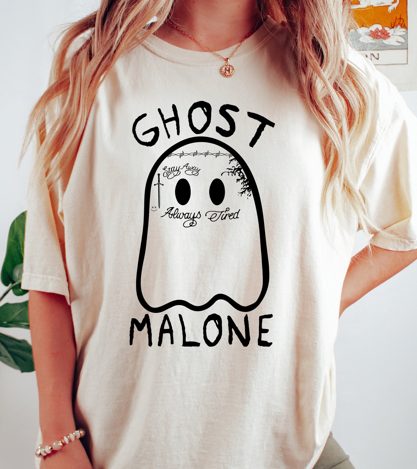 Ghost Malone Vintage Style Halloween Shirt