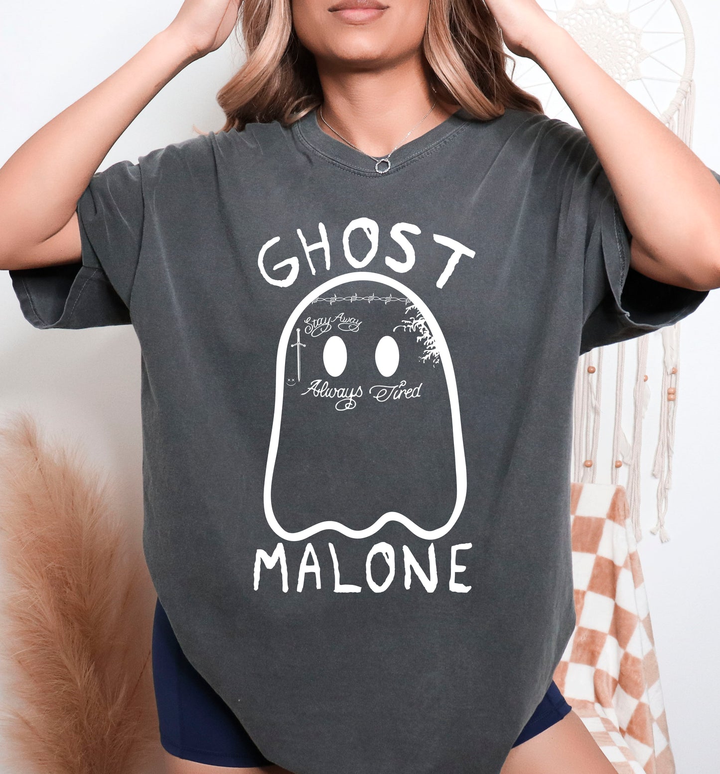 Ghost Malone Vintage Style Halloween Shirt