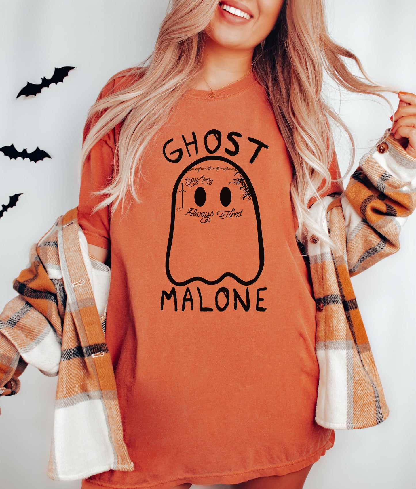 Ghost Malone Vintage Style Halloween Shirt