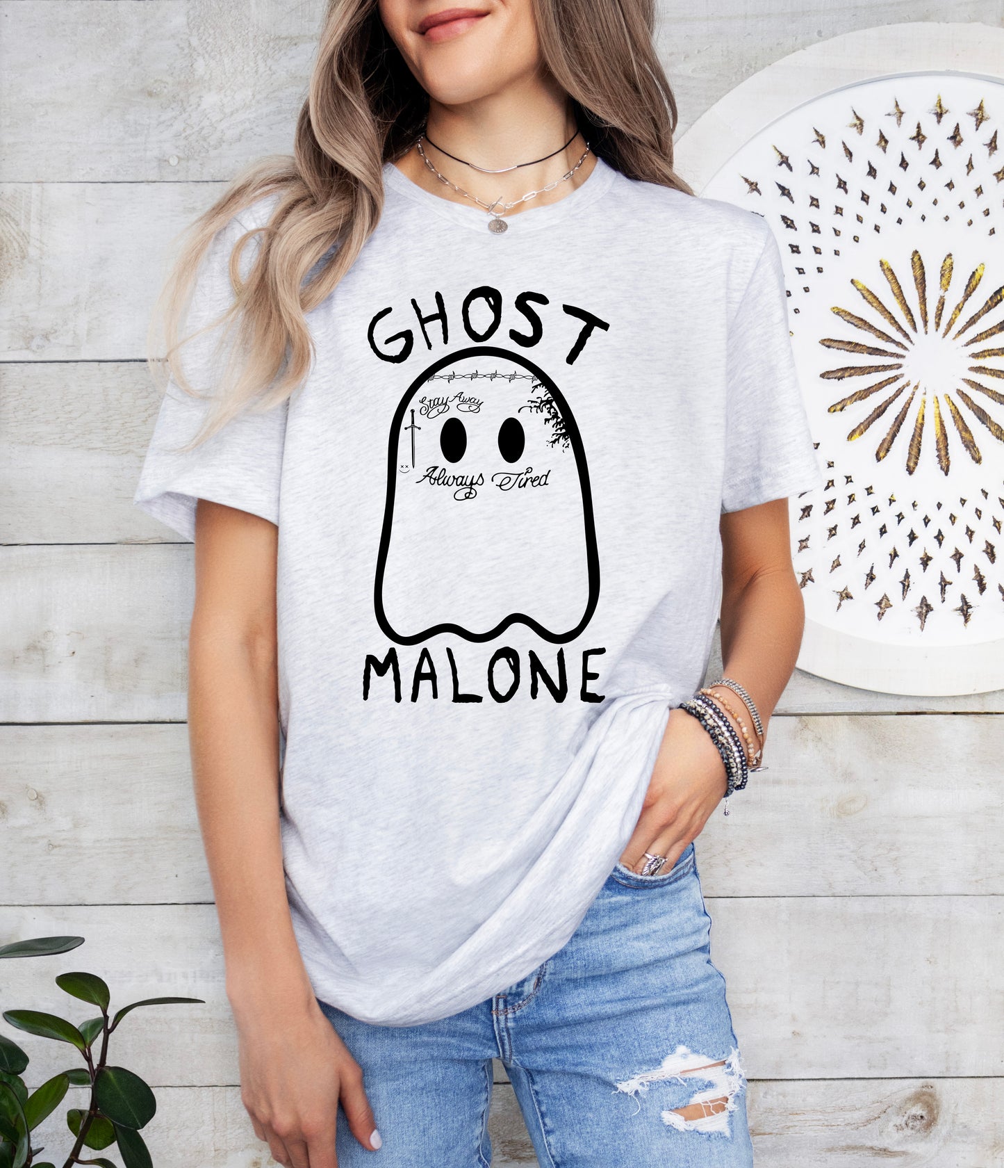 Ghost Malone Halloween Shirt | Light Garment