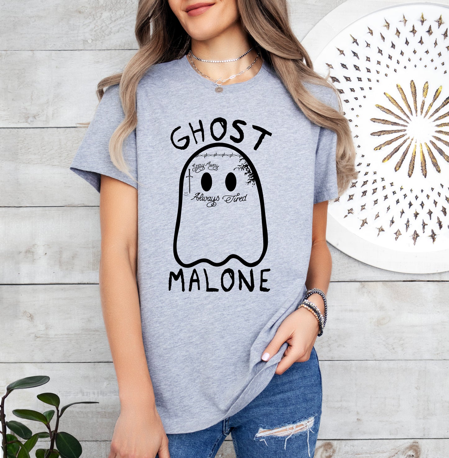 Ghost Malone Halloween Shirt | Light Garment