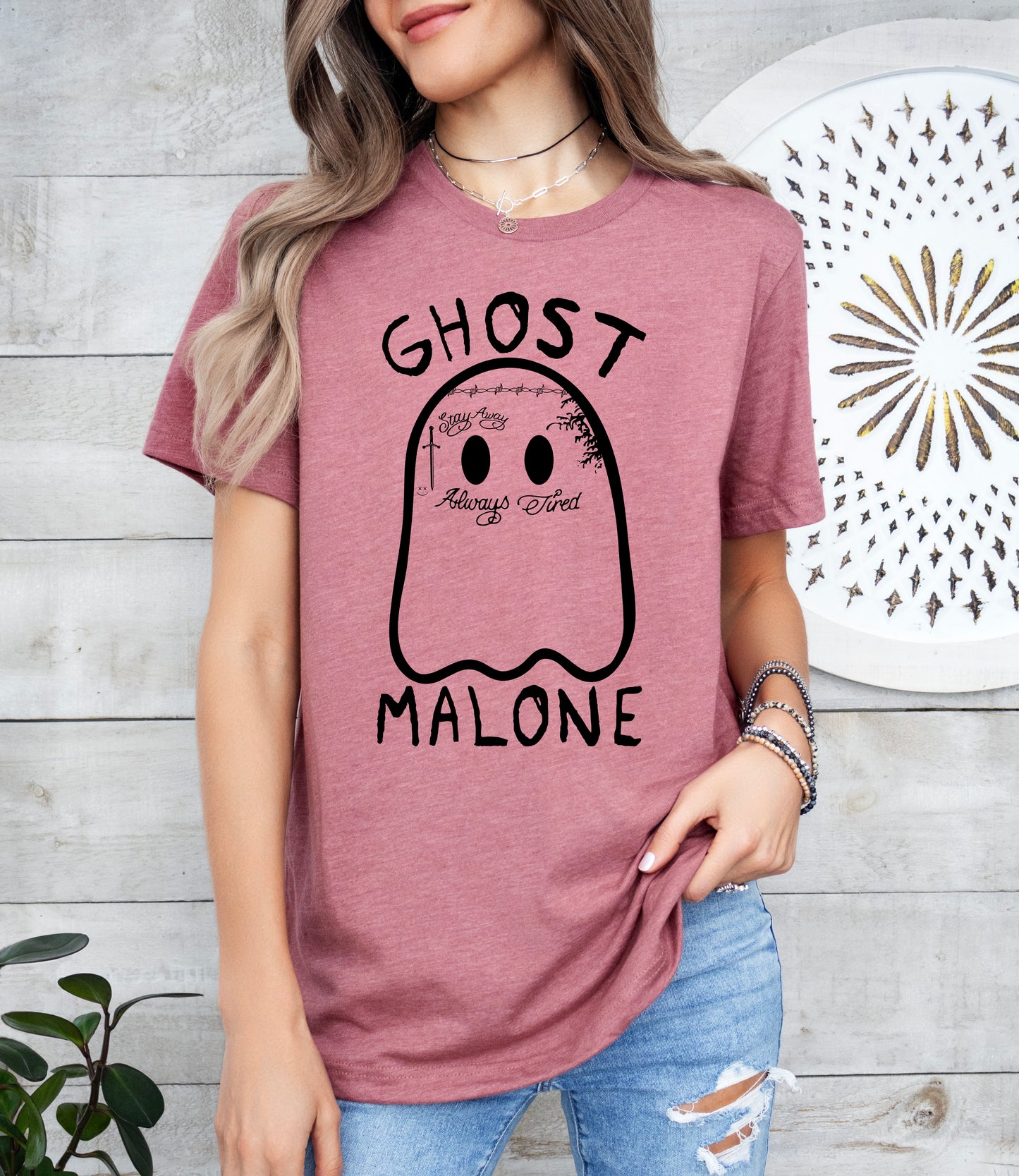 Ghost Malone Halloween Shirt | Light Garment