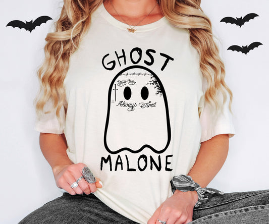 Ghost Malone Halloween Shirt | Light Garment