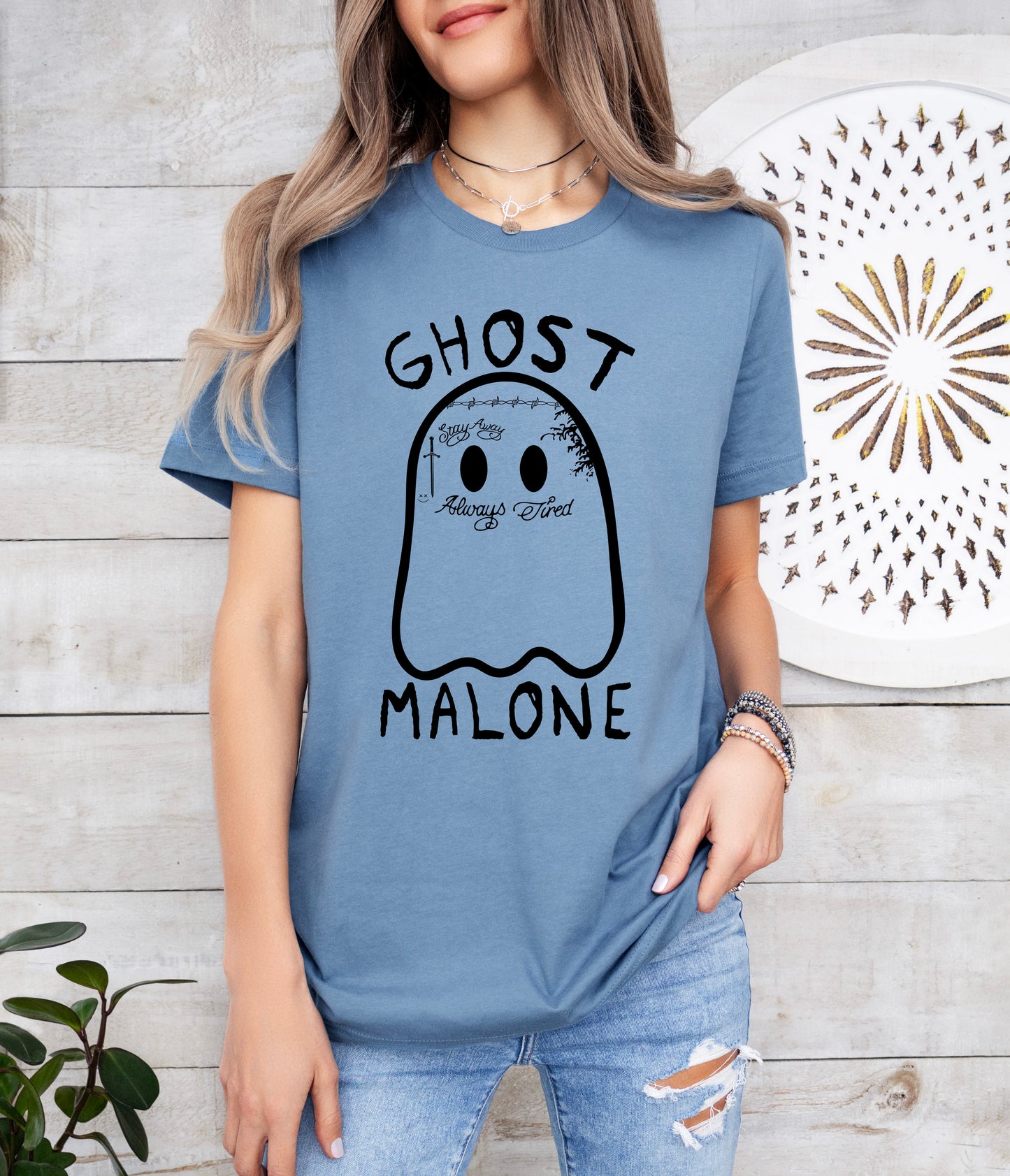 Ghost Malone Halloween Shirt | Light Garment
