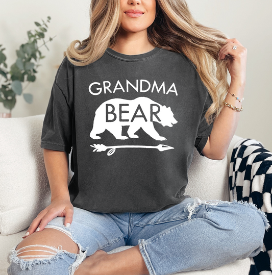 Grandma Bear Shirt | Comfort Colors Vintage Style Grandma Shirt