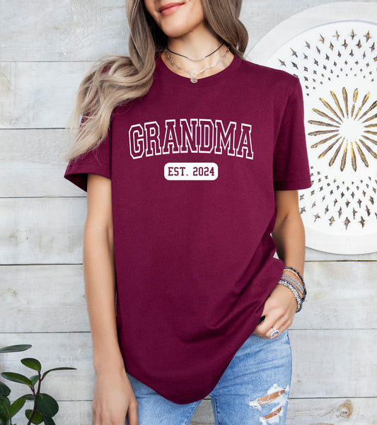 Custom Grandma Shirt | University Style Grandma Shirt