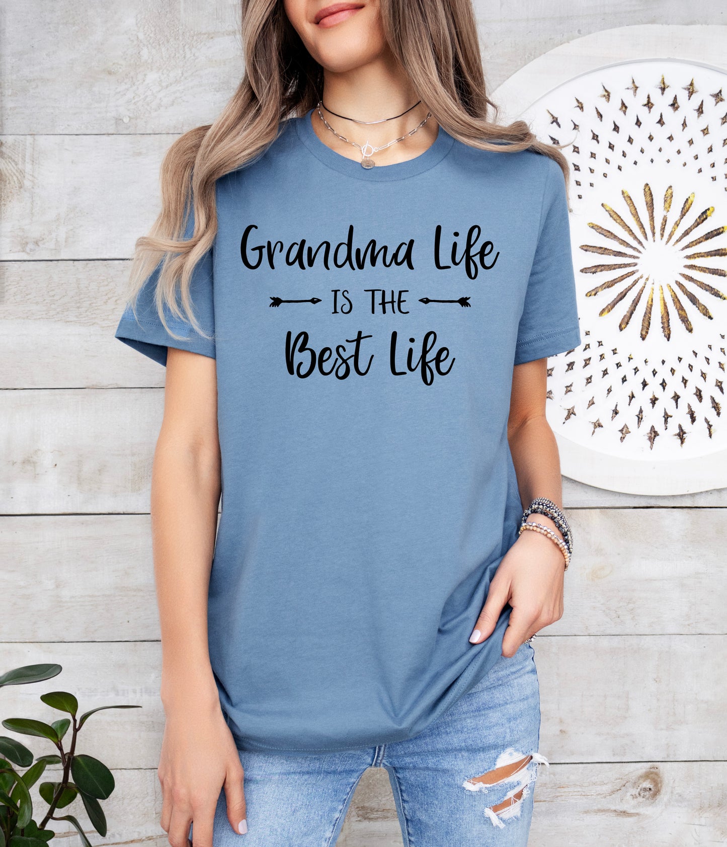 Grandma Life is the Best Life Shirt | Grandma Shirt | Light Garment