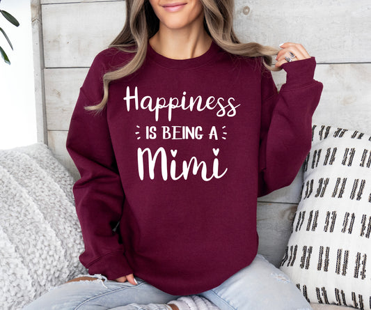 Happiness Is Being A Mimi Sweatshirt