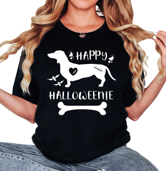 Happy Halloweenie Dachshund Lover Halloween Shirt