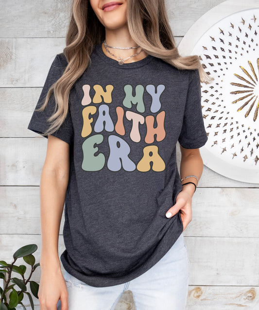 Retro In My Faith Era Shirt | Christian Shirt
