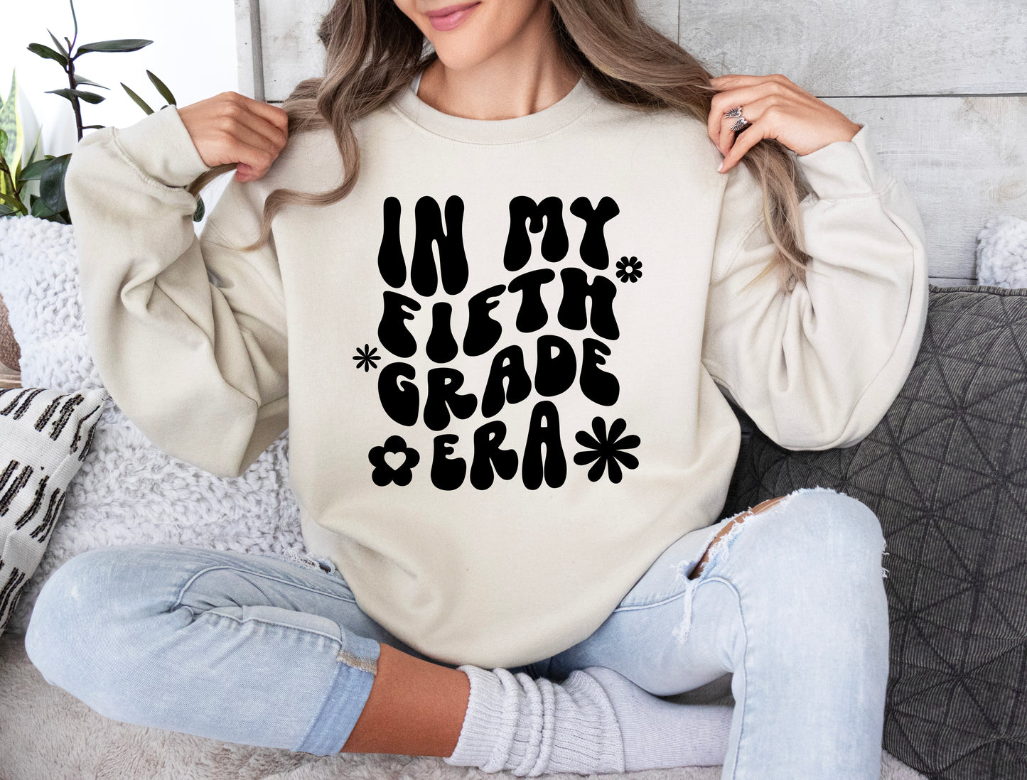 Retro In My Fifth Grade Era Sweatshirt | Teacher Sweatshirt