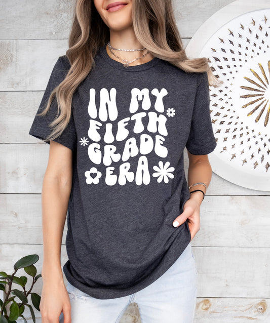 Retro In My Fifth Grade Era Shirt | Teacher Shirt