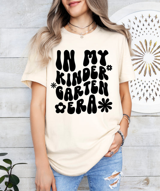 Retro In My Kindergarten Era Shirt | Teacher Shirt | Light Garment