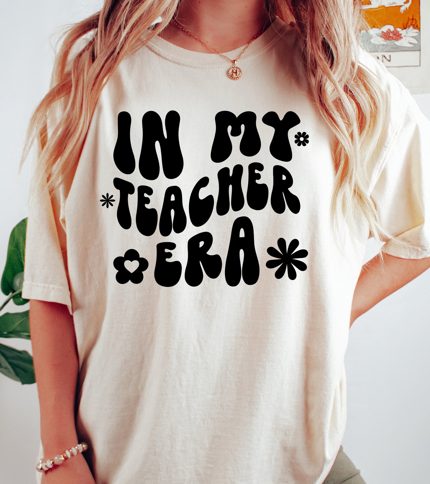 Retro In My Teacher Era Shirt | Comfort Colors Vintage Style Teacher Shirt