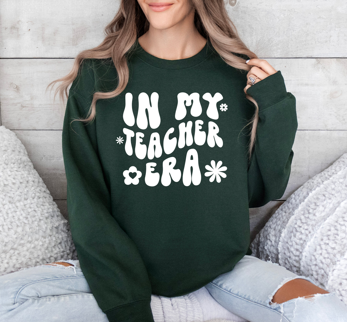 Retro In My Teacher Era Sweatshirt | Teacher Sweatshirt