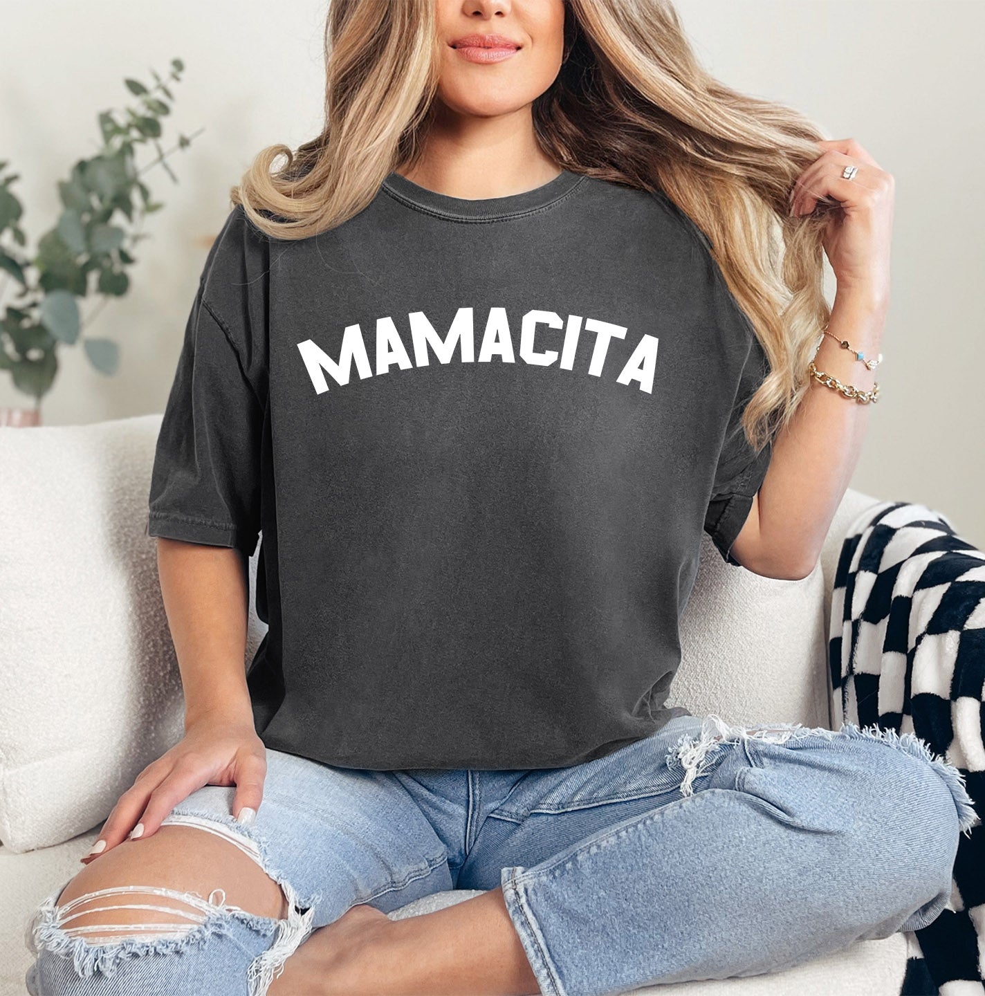 Mamacita Shirt | Comfort Colors Vintage Style Mom Shirt
