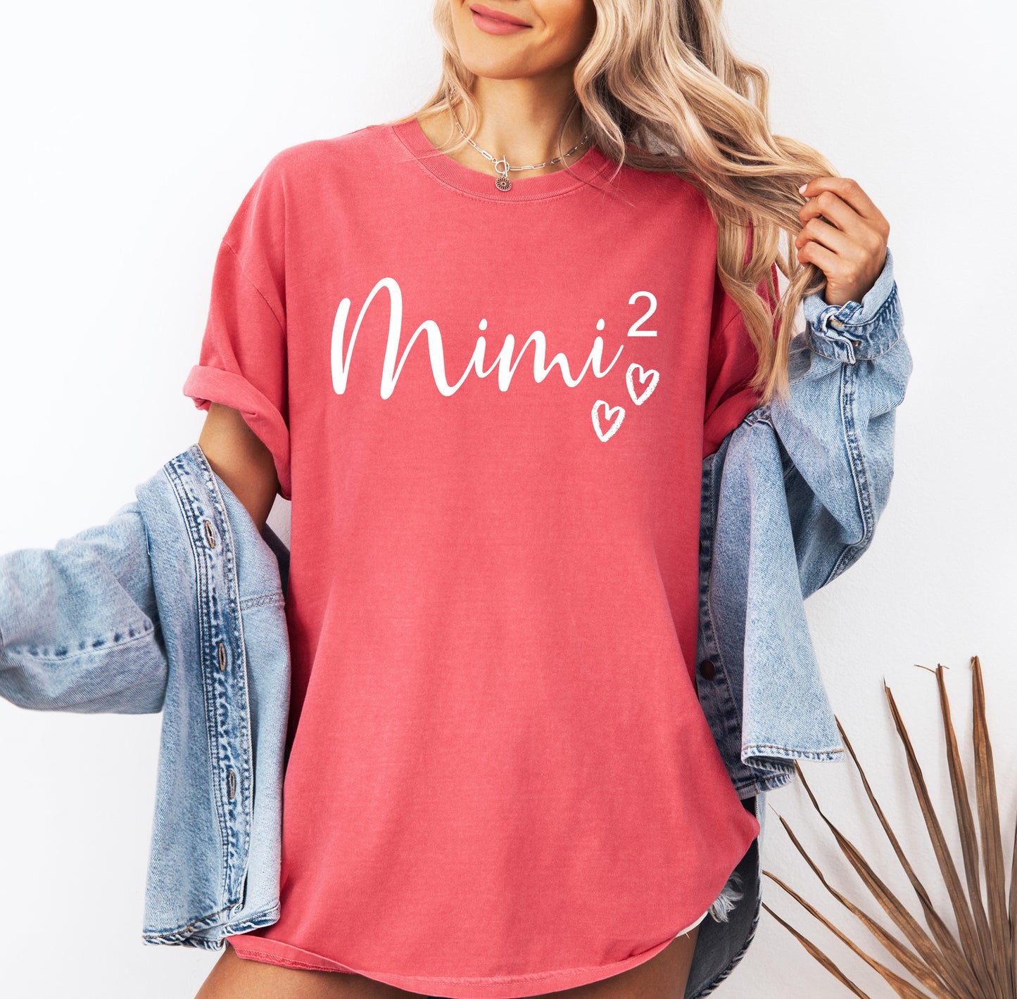 Mimi Again Heart Shirt | Comfort Colors Vintage Style Mimi Shirt