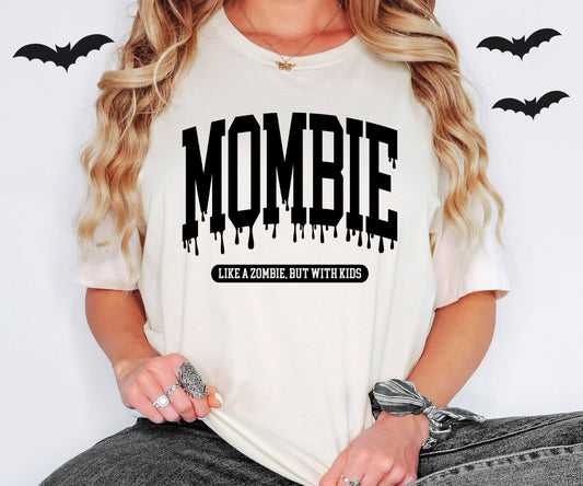 Mombie Halloween Mom Shirt | Light Garment