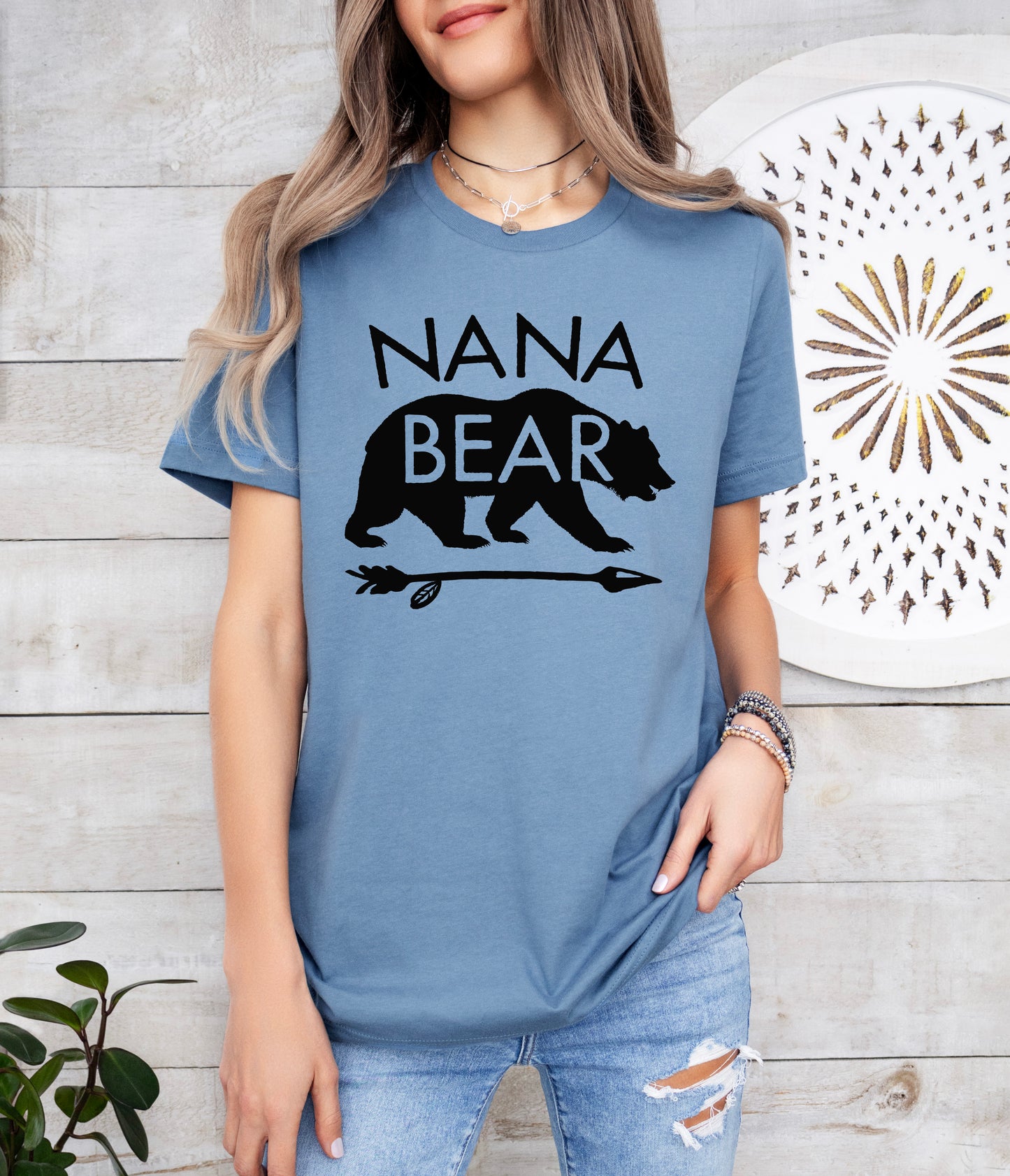 Nana Bear Shirt | Nana Shirt | Light Garment