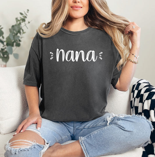 Cute Nana Shirt | Comfort Colors Vintage Style Nana Shirt