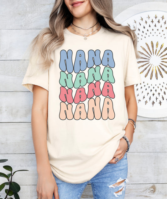 Retro Wave Nana Shirt | Light Garment