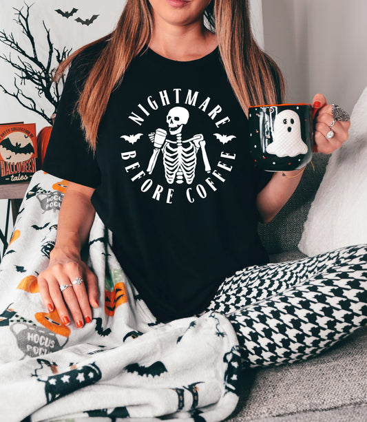 Nightmare Before Coffee Halloween Shirt