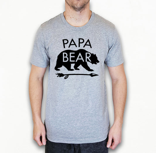 Papa Bear Shirt | Grandpa Shirt | Light Garment