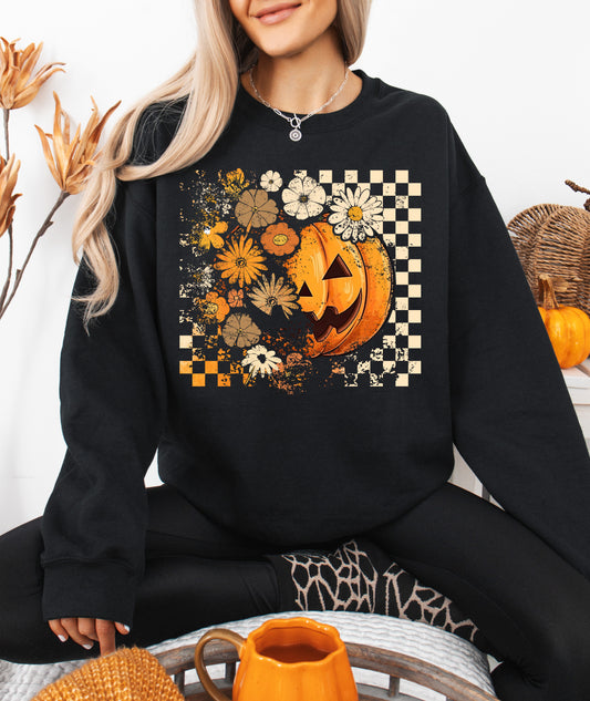 Pumpkin Halloween Sweatshirt (A)