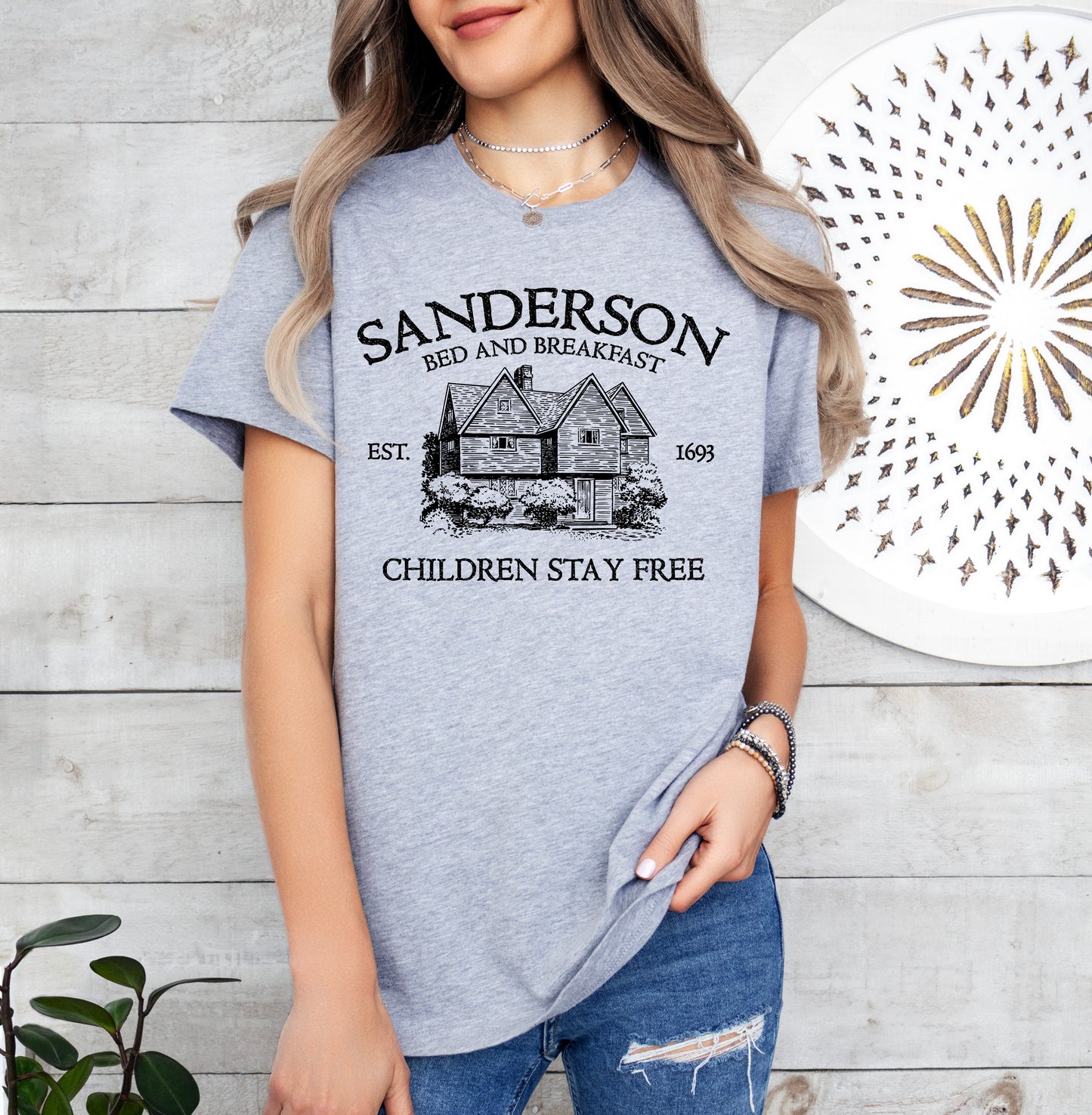 Sanderson Bed and Breakfast Halloween Shirt | Light Garment