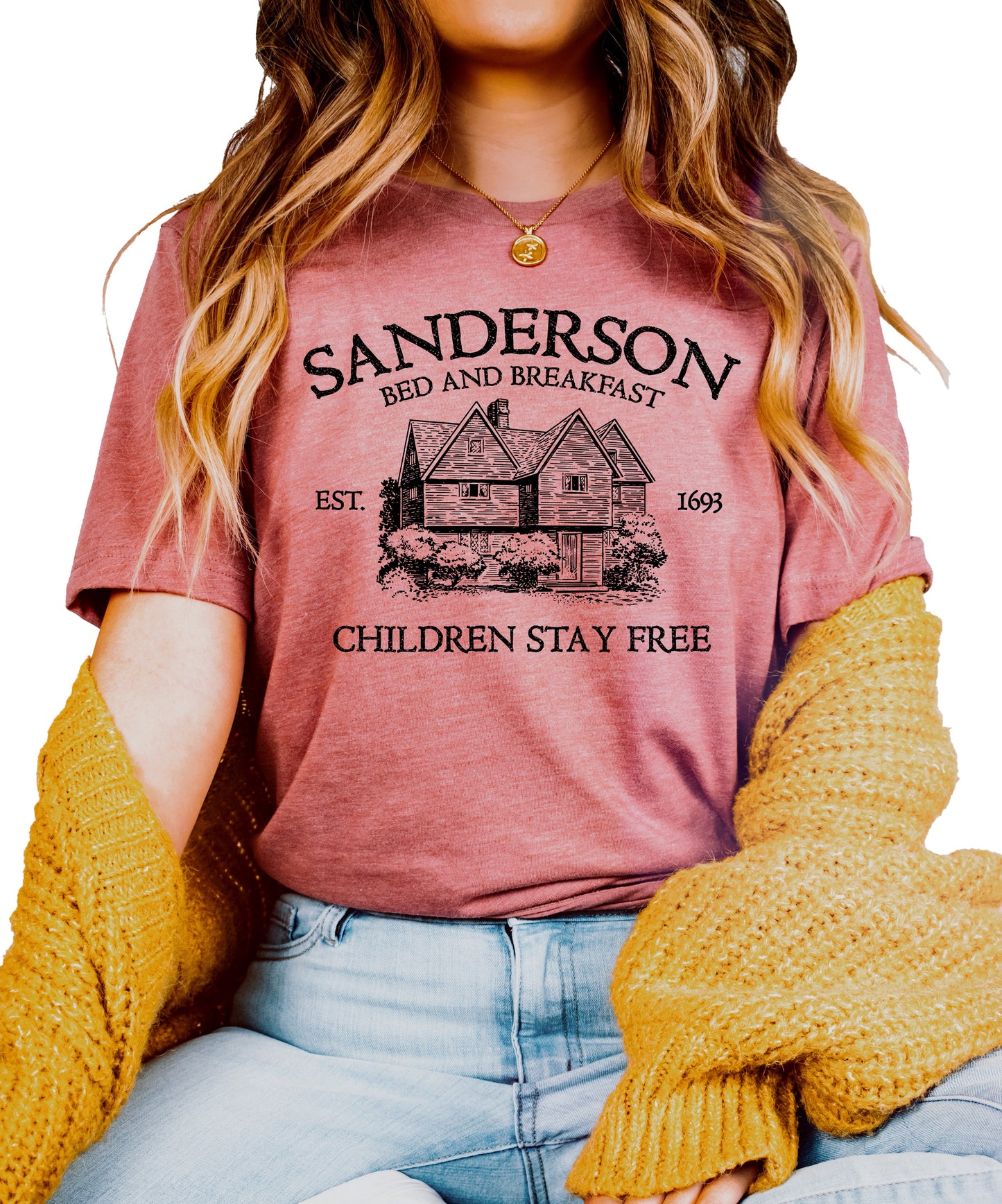 Sanderson Bed and Breakfast Halloween Shirt | Light Garment