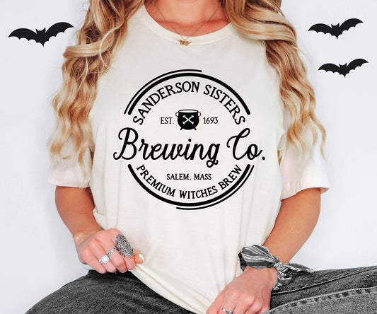 Sanderson Sisters Brewing Halloween Shirt | Light Garment