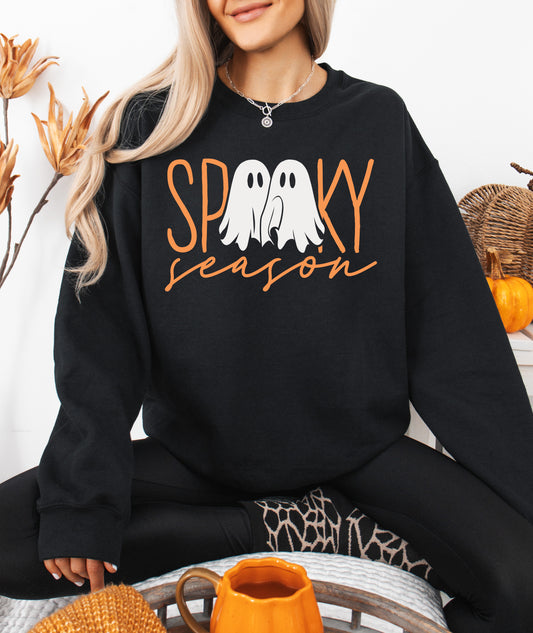 Spooky Season Ghosts Halloween Sweatshirt