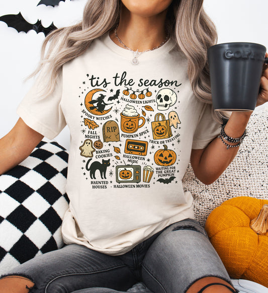 Tis the Season Halloween Shirt | Light Garment