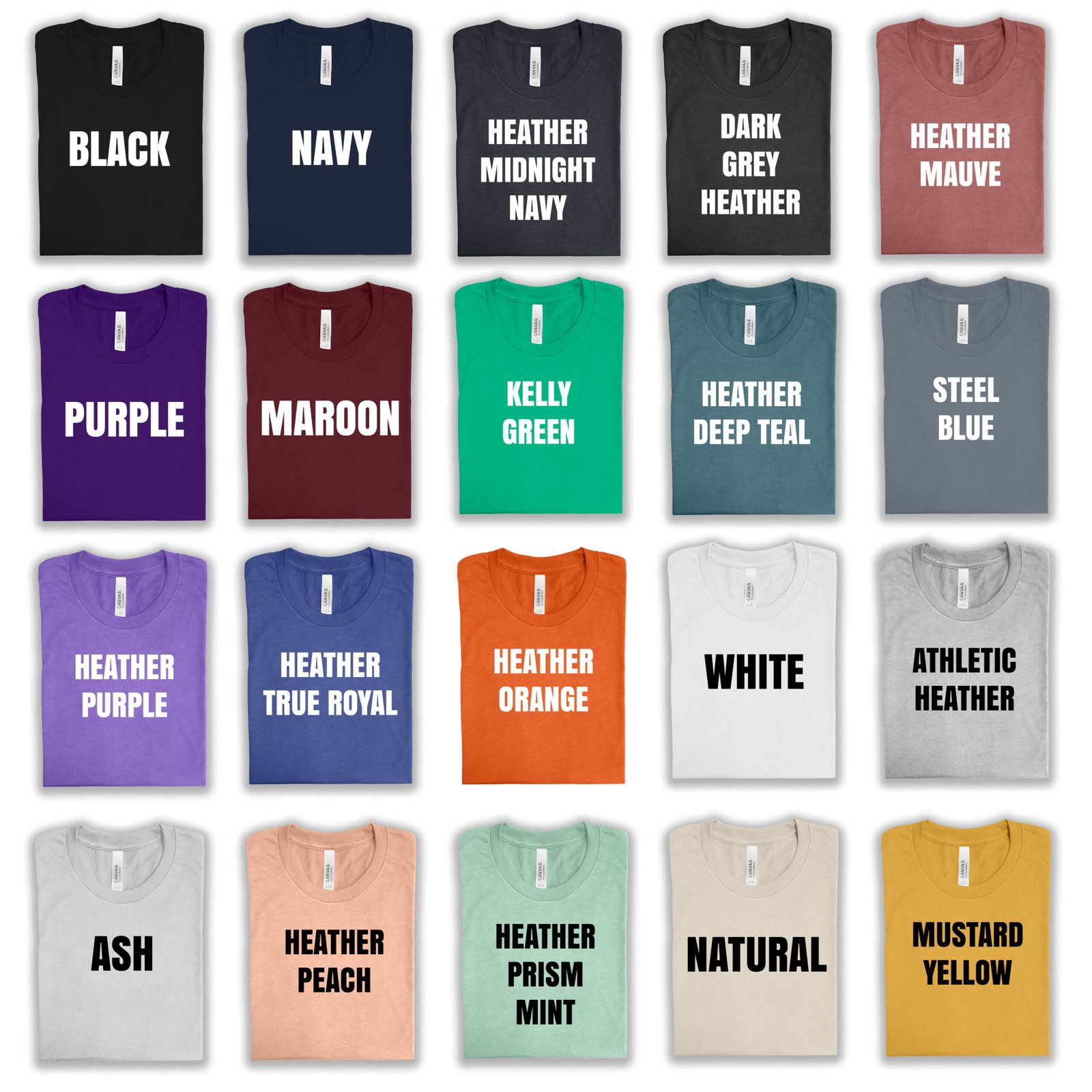 Bella Canvas 3001 Crew Neck Tee - Image 2