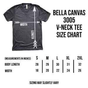 Bella Canvas 3005 Unisex V-Neck Tee - Image 3