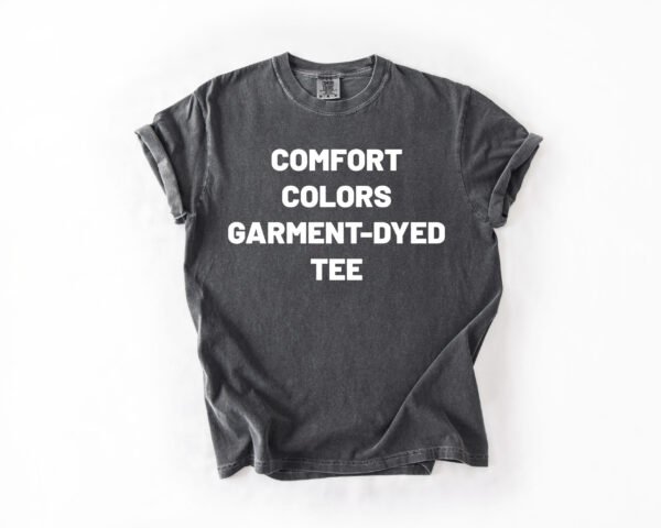 Comfort Colors 1717 Garment Dyed Crew Neck Tee