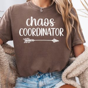 Chaos Coordinator Mom Shirt Comfort Colors Tee - Image 4