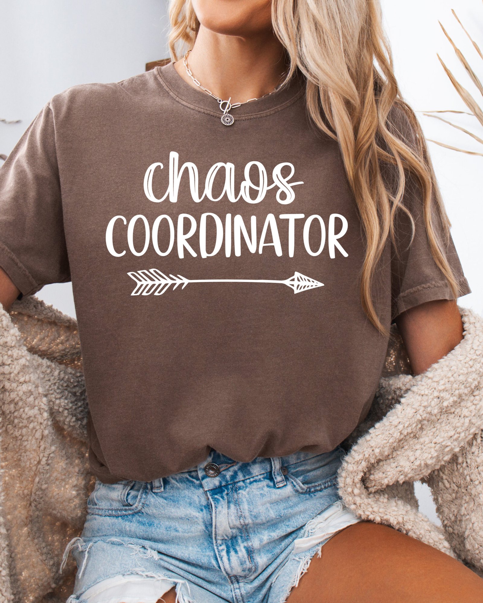 Chaos Coordinator Mom Shirt Comfort Colors Tee - Image 4