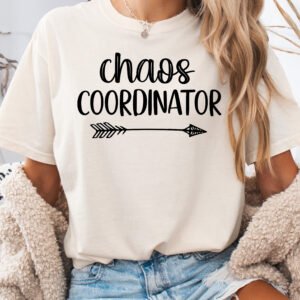 Chaos Coordinator Mom Shirt Comfort Colors Tee - Image 5