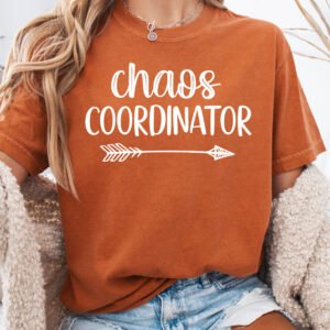 Chaos Coordinator Mom Shirt Comfort Colors Tee - Image 7